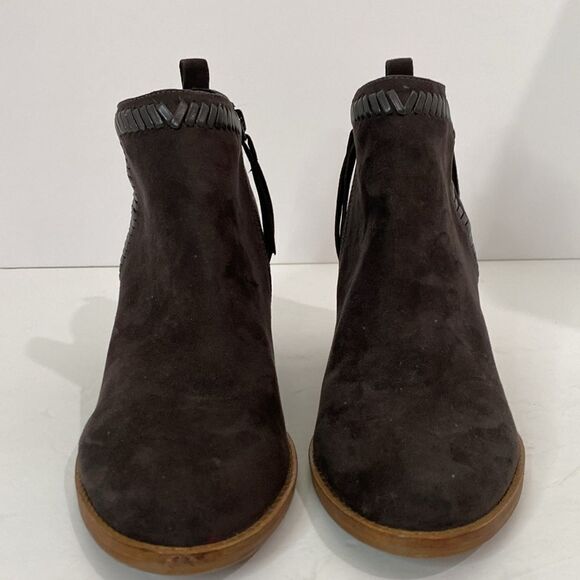 Dolce Vita DV8 Jace Heeled Booties Dark Charcoal Grey - Picture 2 of 10